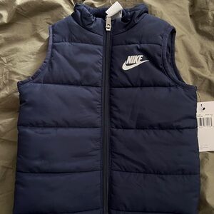 Nike Kids Dark Blue Puffer Vest